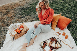 Lovely Balloon Sleeve Wrap Top
