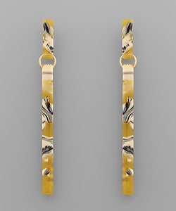Mustard Bar Earrings