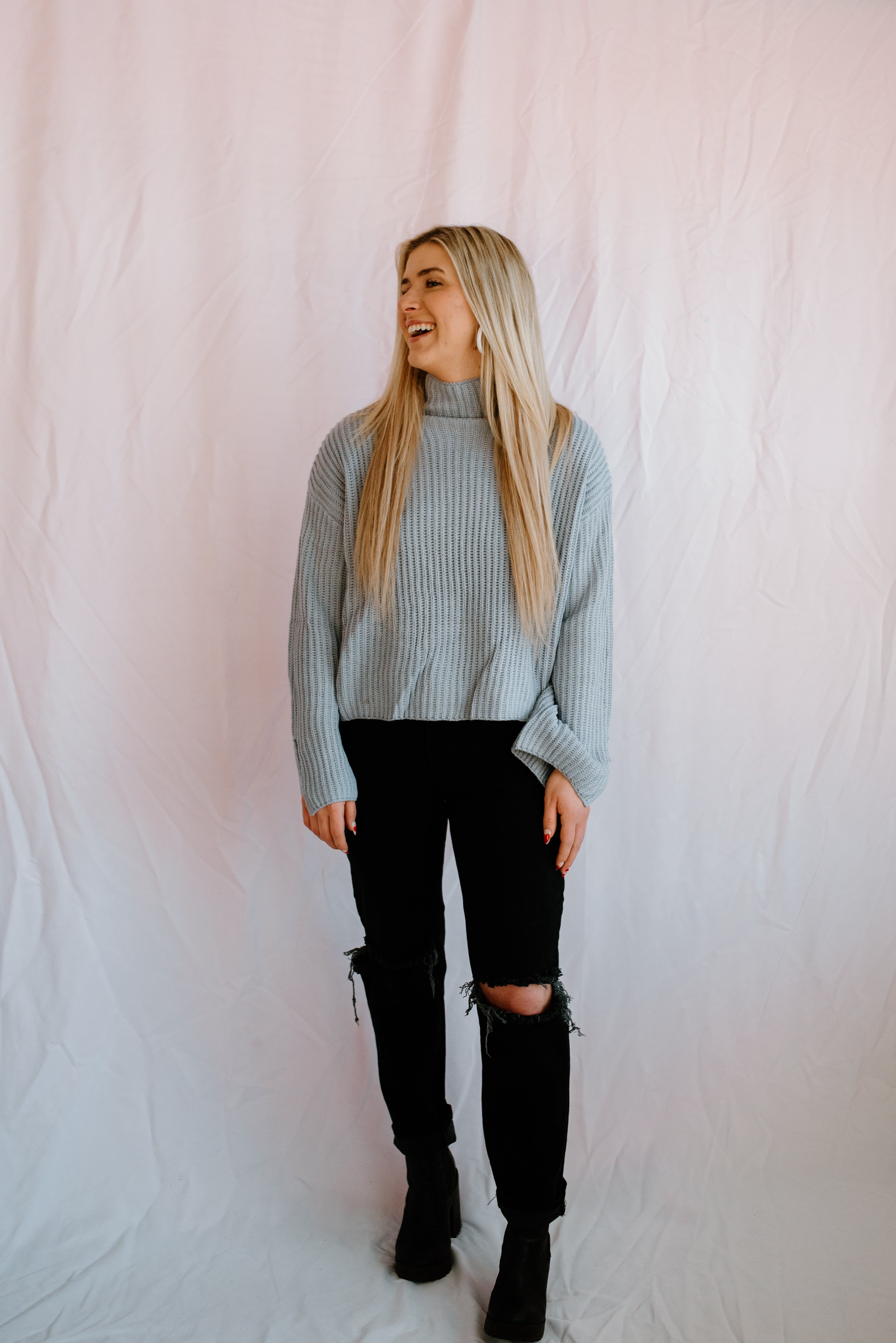 Lucy Slit Sleeve Sweater