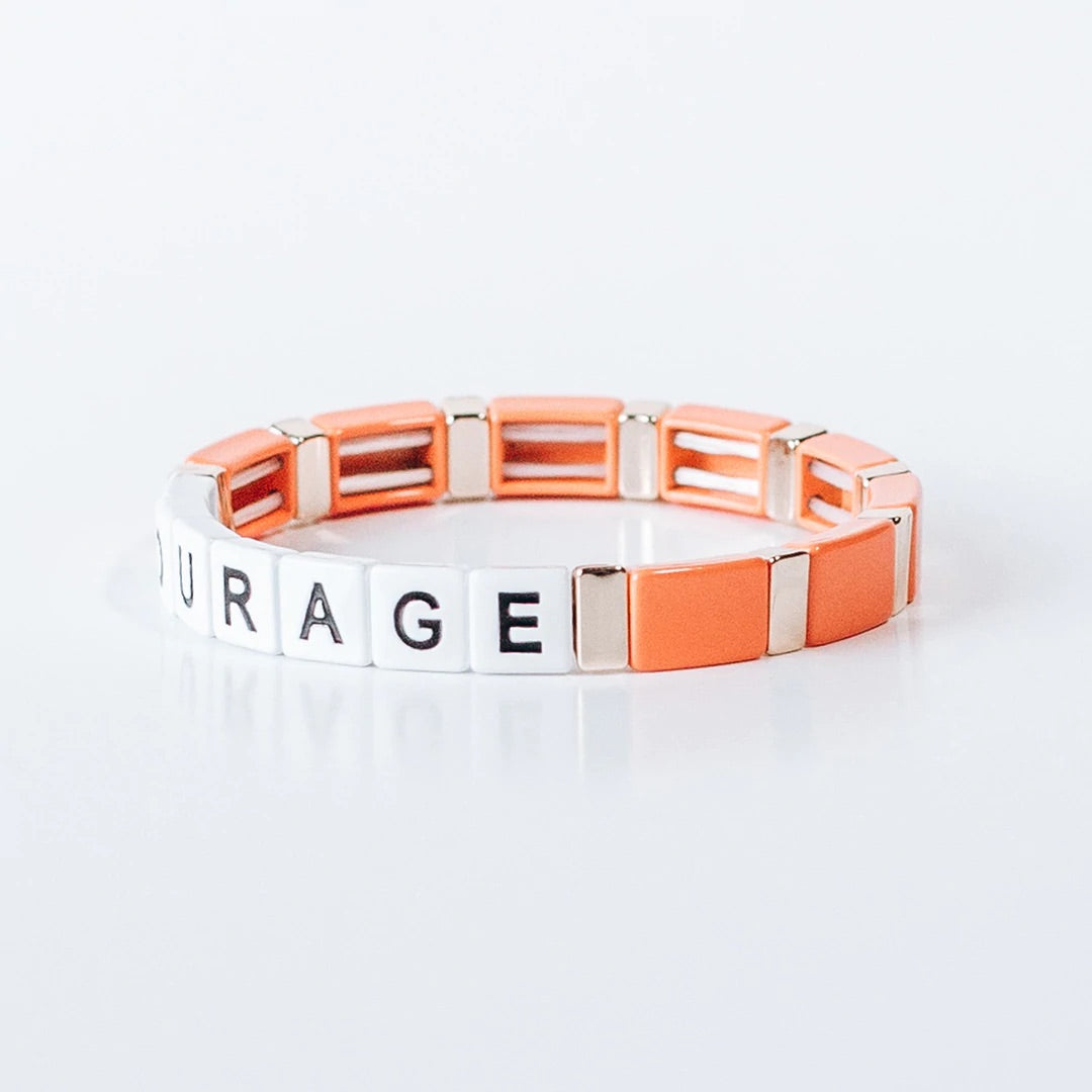 Courage Block Bracelet