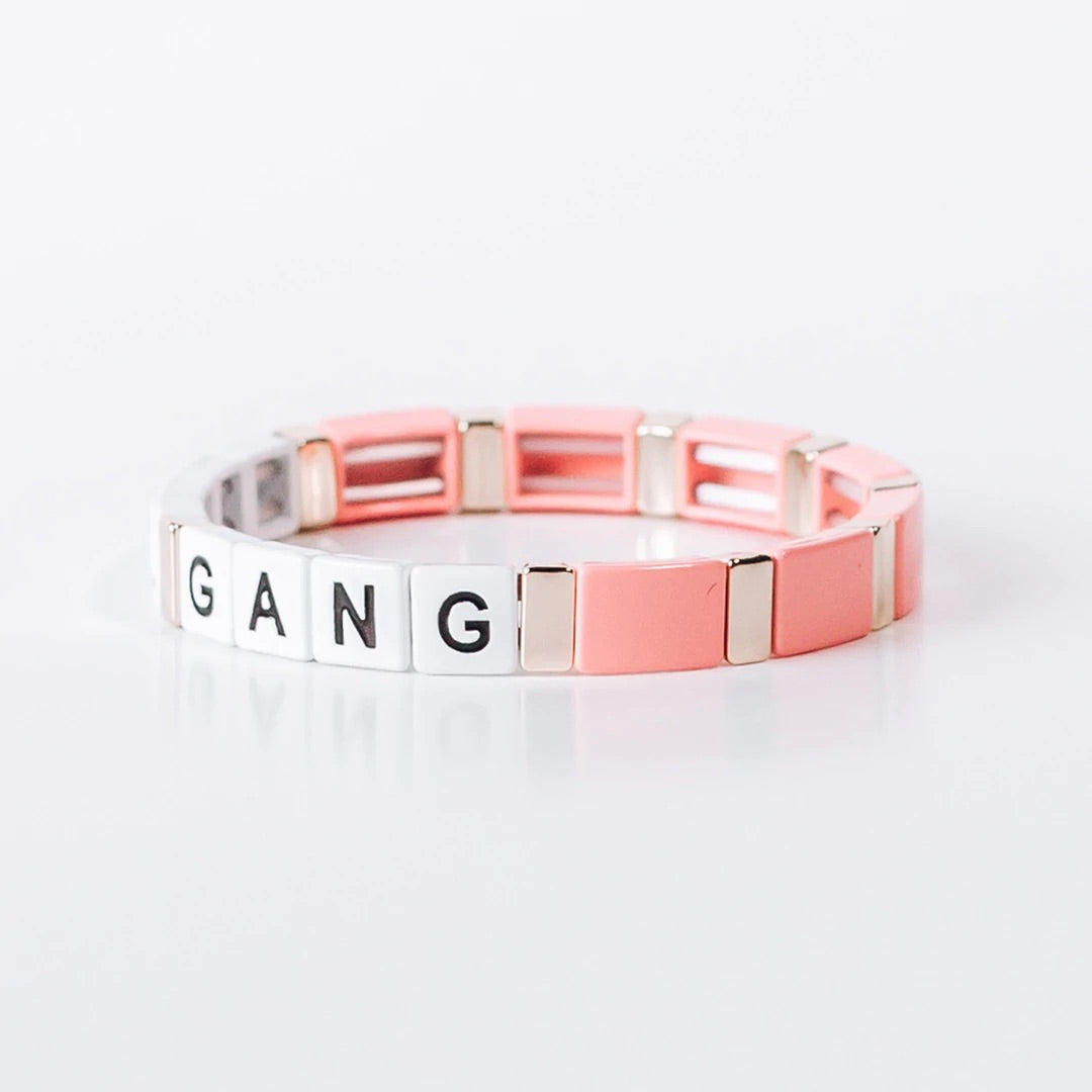 Girl Gang Block Bracelet
