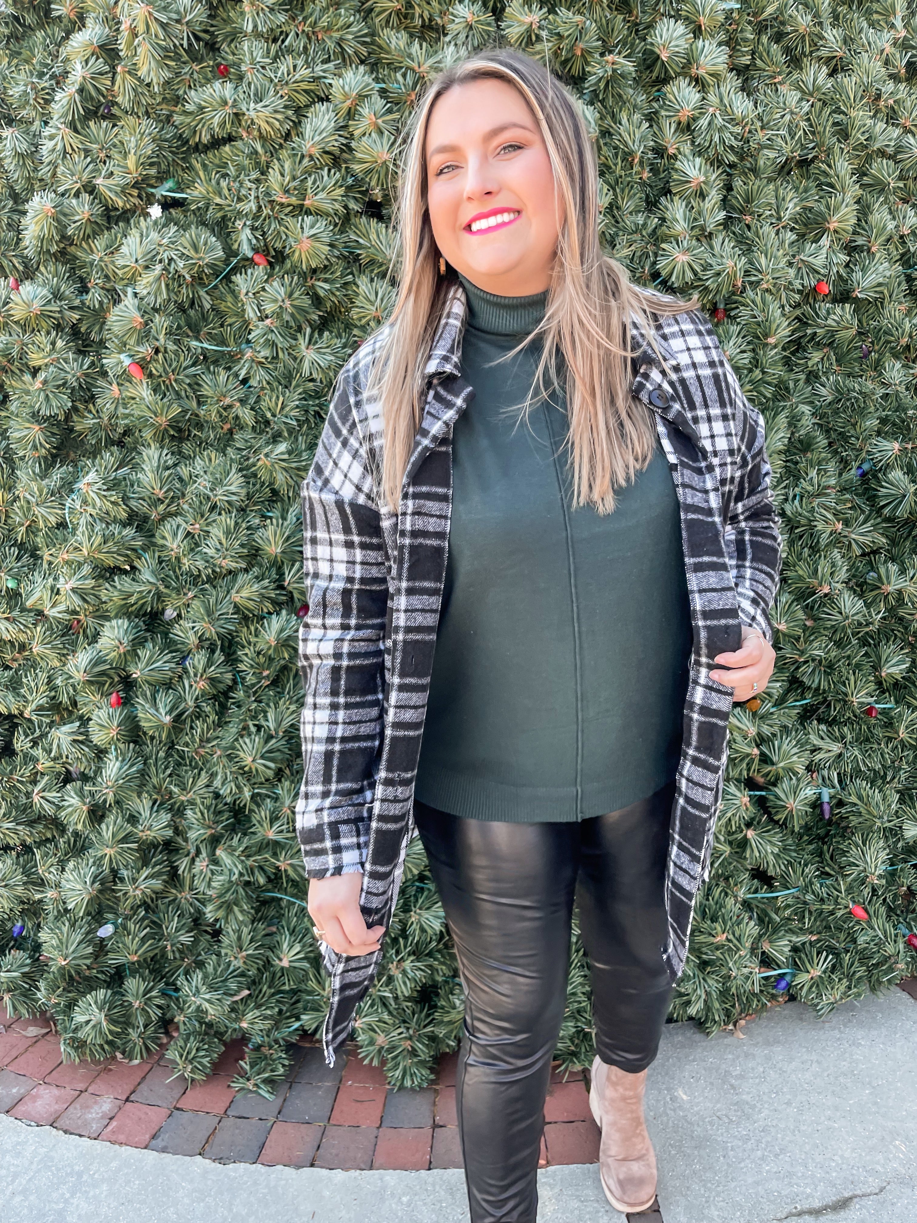 Lacy Longline Shacket